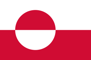 Die Flagge Grönlands
